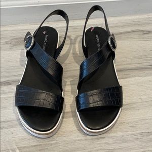 Marc Fisher Black Sandals